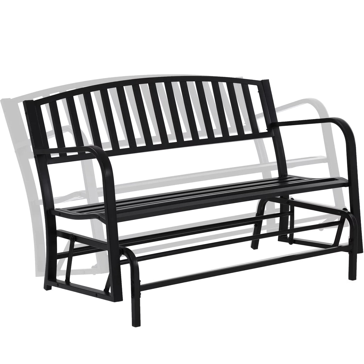 Patio Glider Bench with Cushion T6121