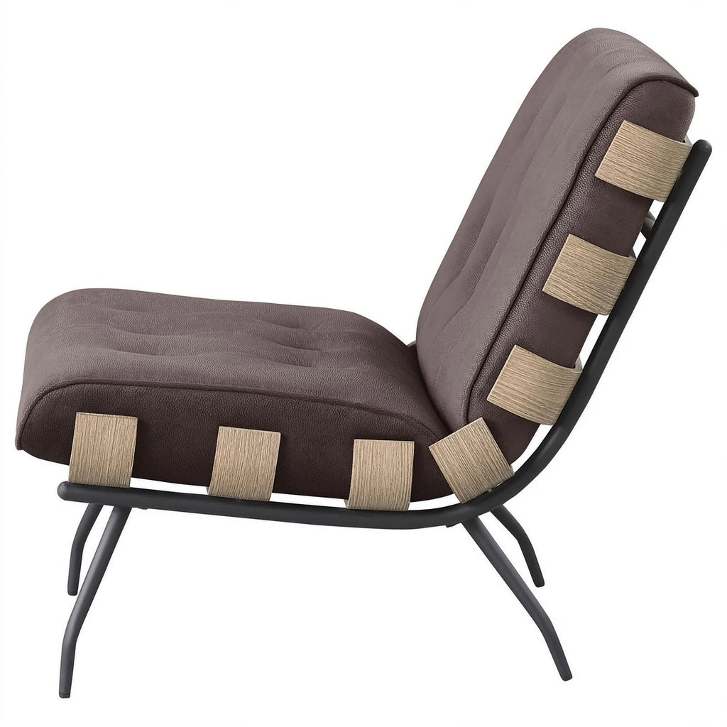 Mid-Century Upholstered Fabric Accent Chair M74912