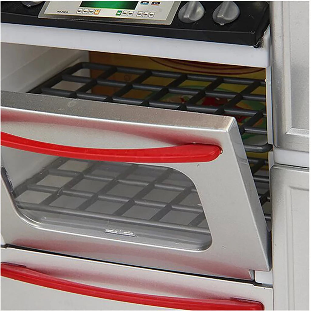 Red Mini Kitchen Pretend Play Cooking Set T4057