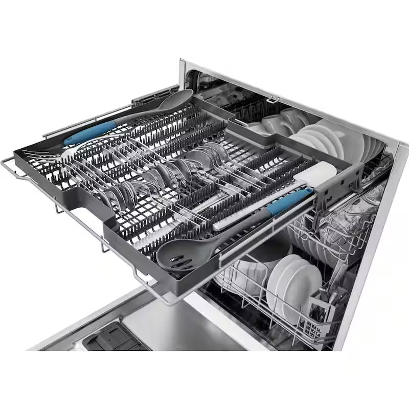24 In. Built-In Tall Tub Dishwasher in Stainless Steel with 5-Cycles, 49 dBA D781
