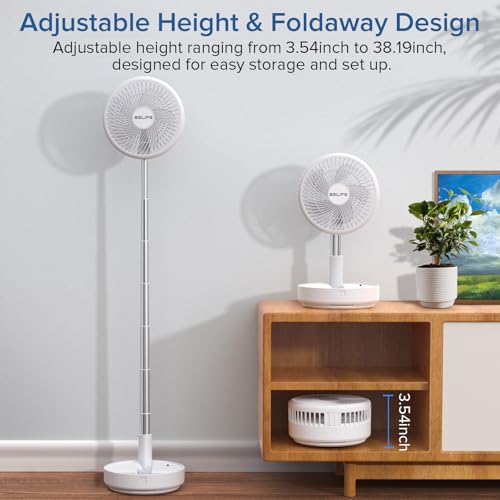 Portable Rechargeable Oscillating USB Desk Floor Fan C426