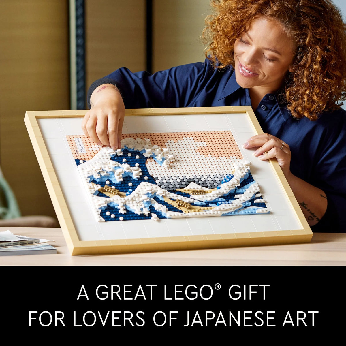 LEGO Art Hokusai The Great Wave 3D Japanese Wall Art V150843