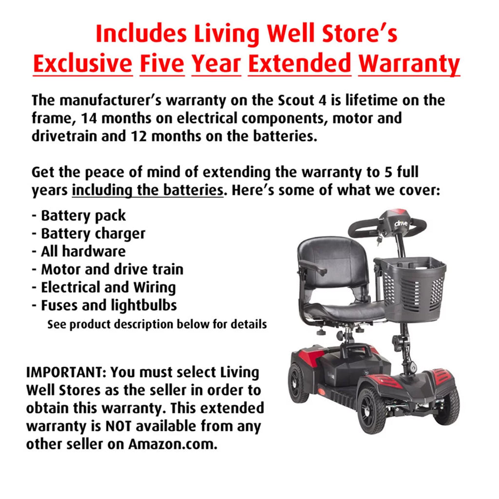 4 Wheel Travel Power Scooter C5049