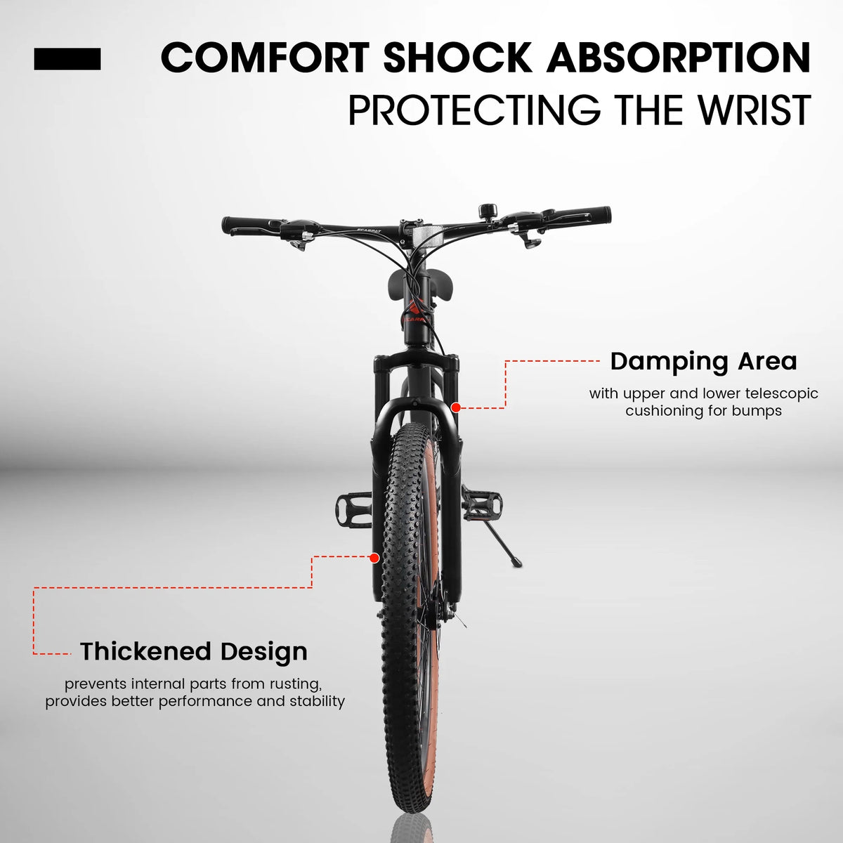 21-Speed Carbon Steel Mountain Bike 24 Inch Wheels G92473