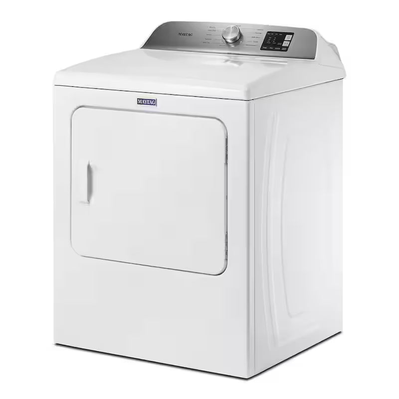 White Electric Vented Dryer with Moisture Sensing N65837