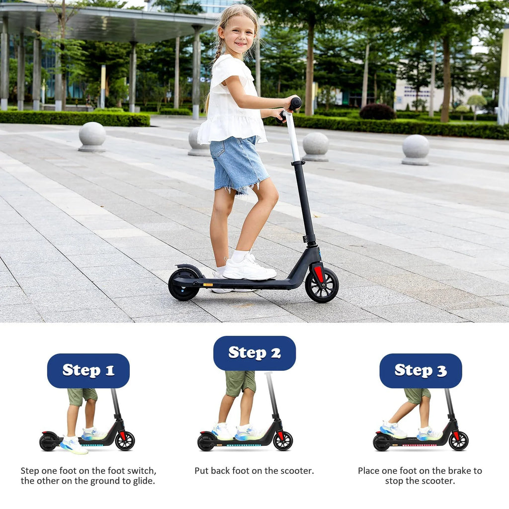 Electric Scooter for Kids 120W Pink L494