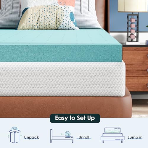 Queen Medium Firm Gel Memory Foam Mattress Y3292