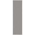 Machine Washable Non-Slip Rubberback Solid Gray Runner Rug K423261