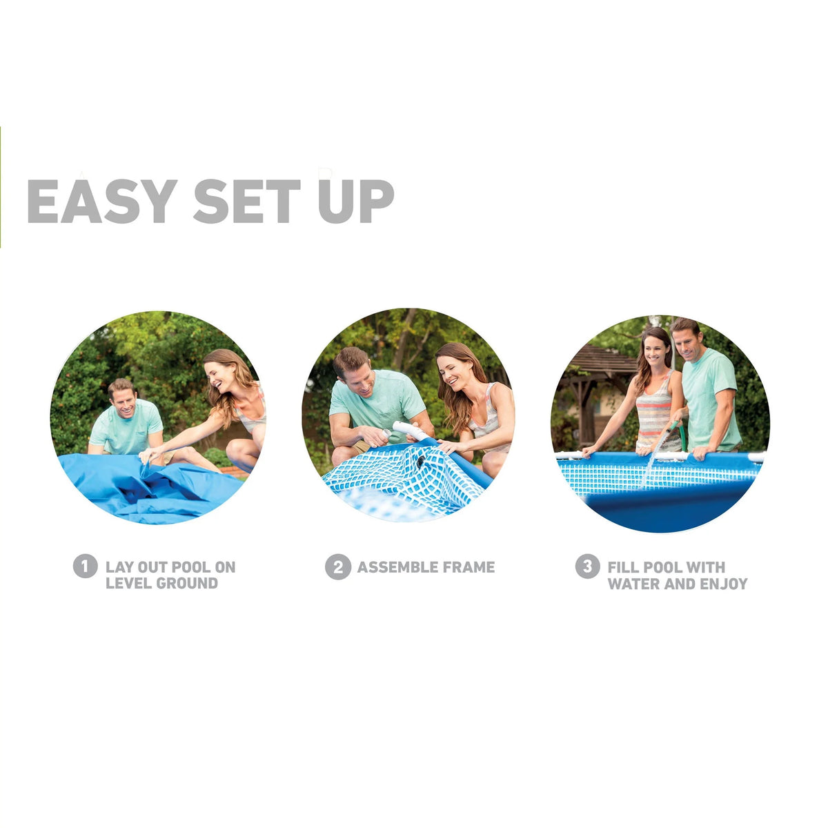 12'x30 Swimming Pool with Pump, Ladder, and Cover Y151