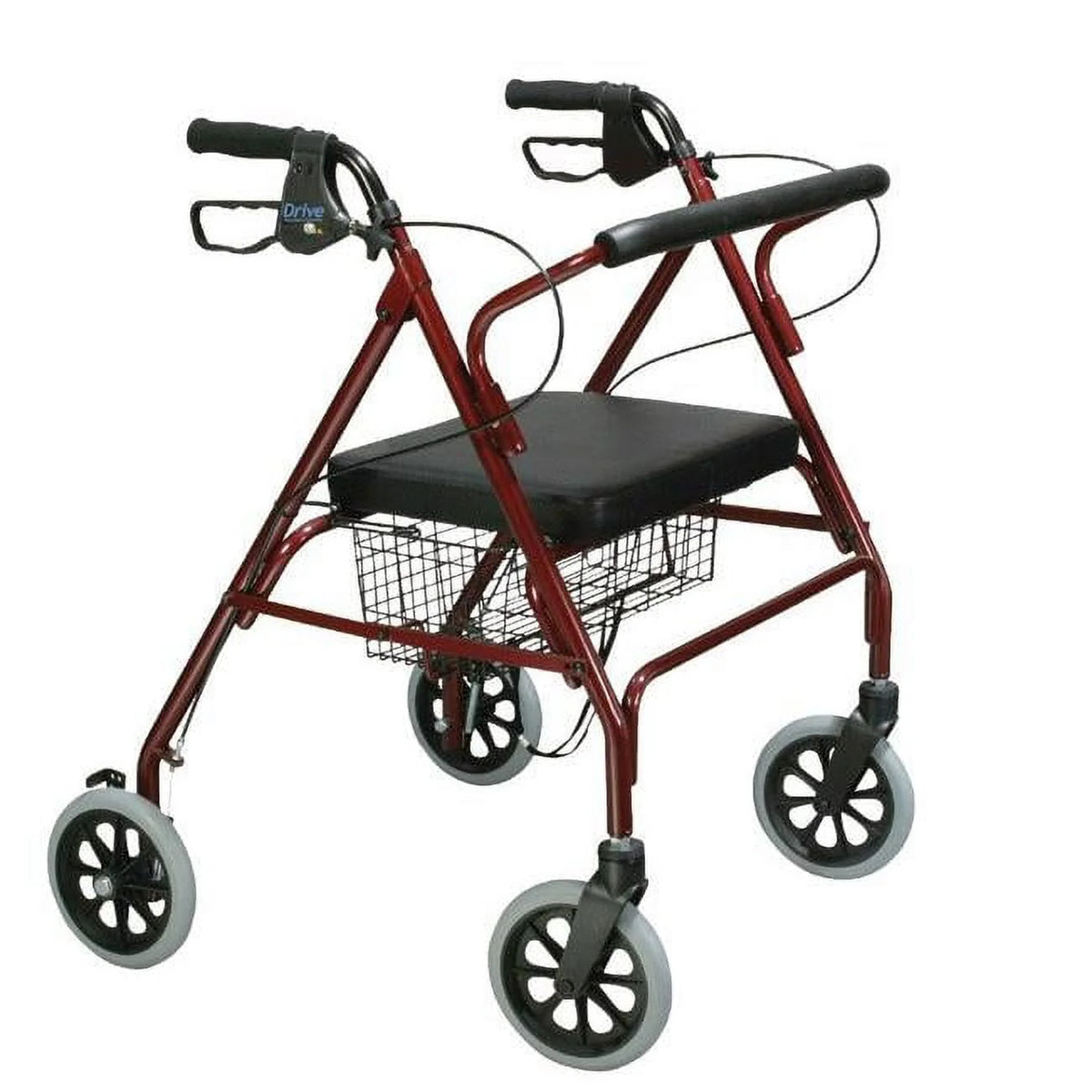 Oversized Steel 4 Wheel Rollator D838