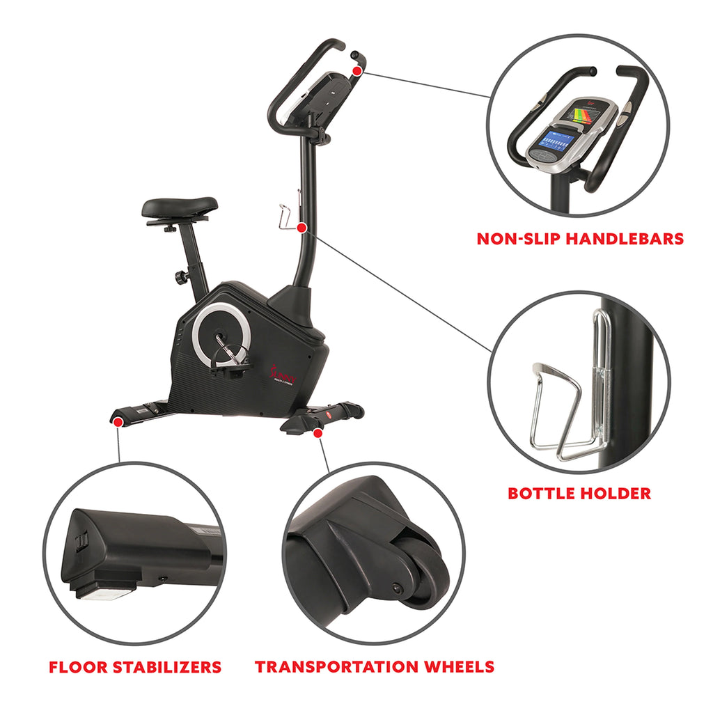 Magnetic Upright Exercise Bike with LCD G135699