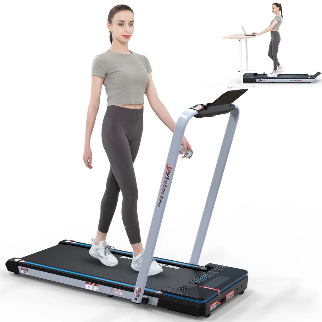 2 in 1 Folding Treadmill with Bluetooth Speakers K639882