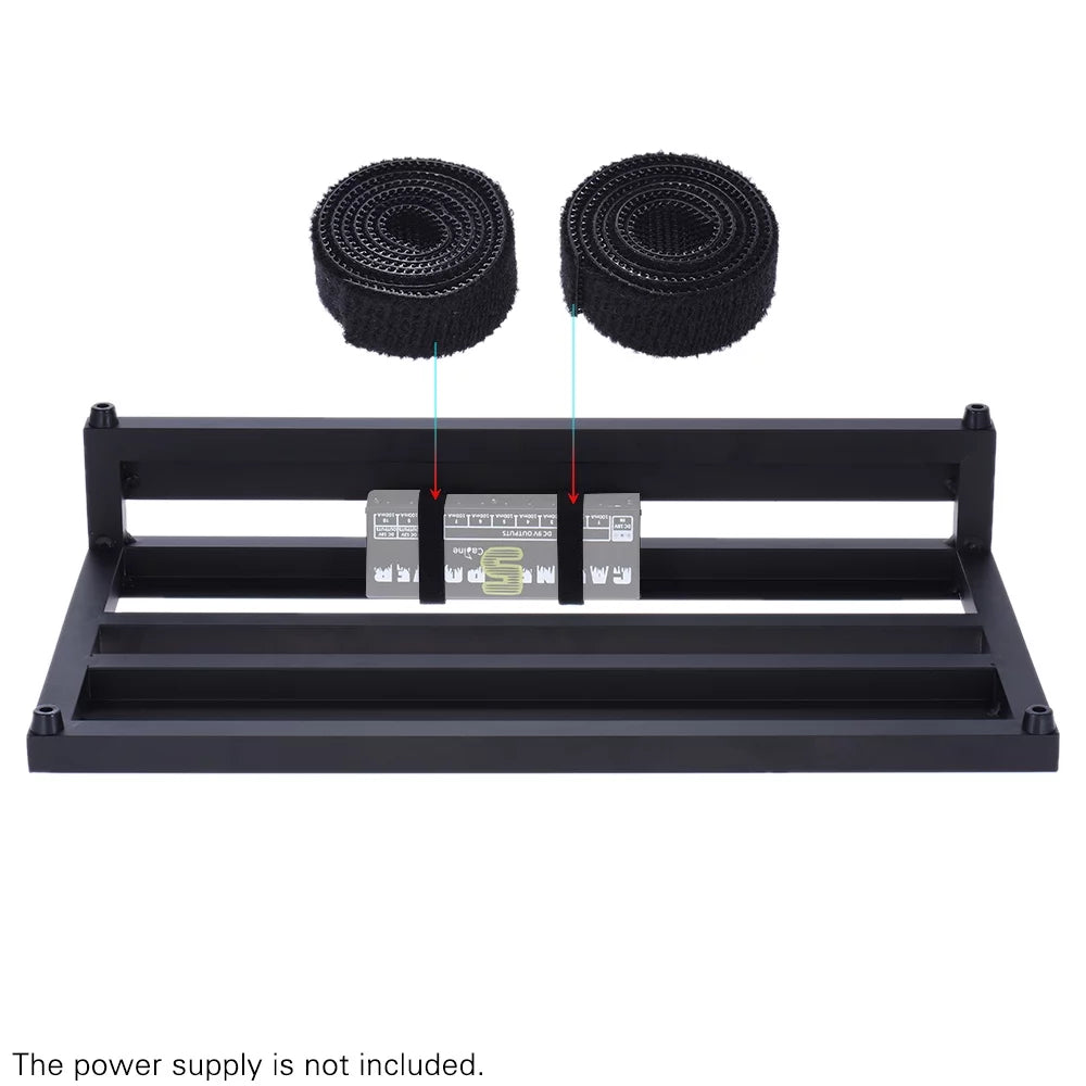 Portable Aluminum Alloy Guitar Effect Pedal Board with Carrying Bag P761