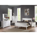 White Full 6pcs Bedroom Set F279