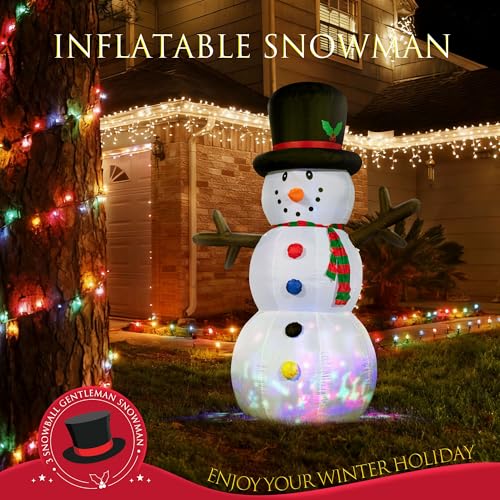 6FT Christmas Inflatable Snowman with Penguin P1723