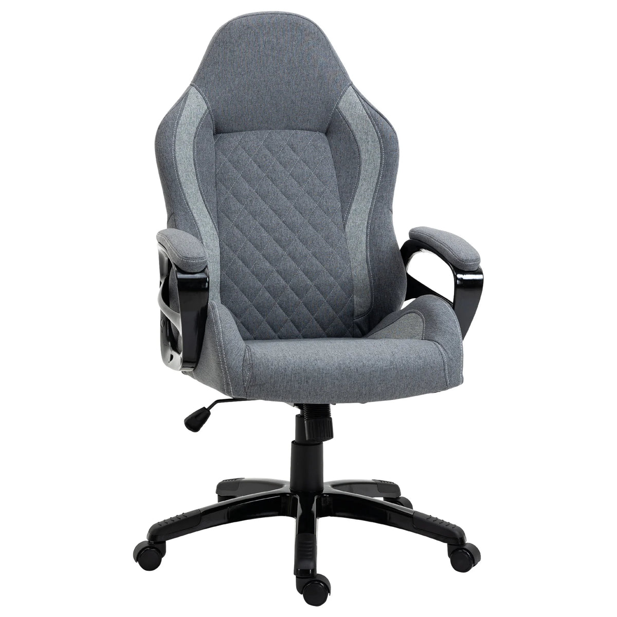 Grey Linen Ergonomic Office Chair P323214