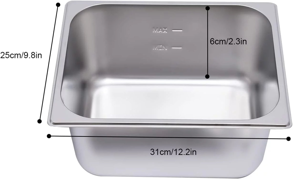 3 Pans 1200W Food Warmer J5311