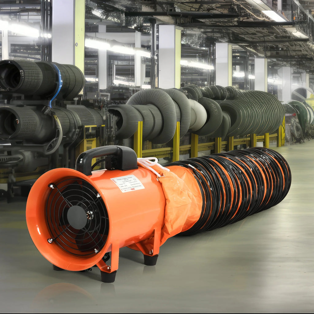 8" Utility Blower Extractor Fan with 16ft Duct Hose C820149
