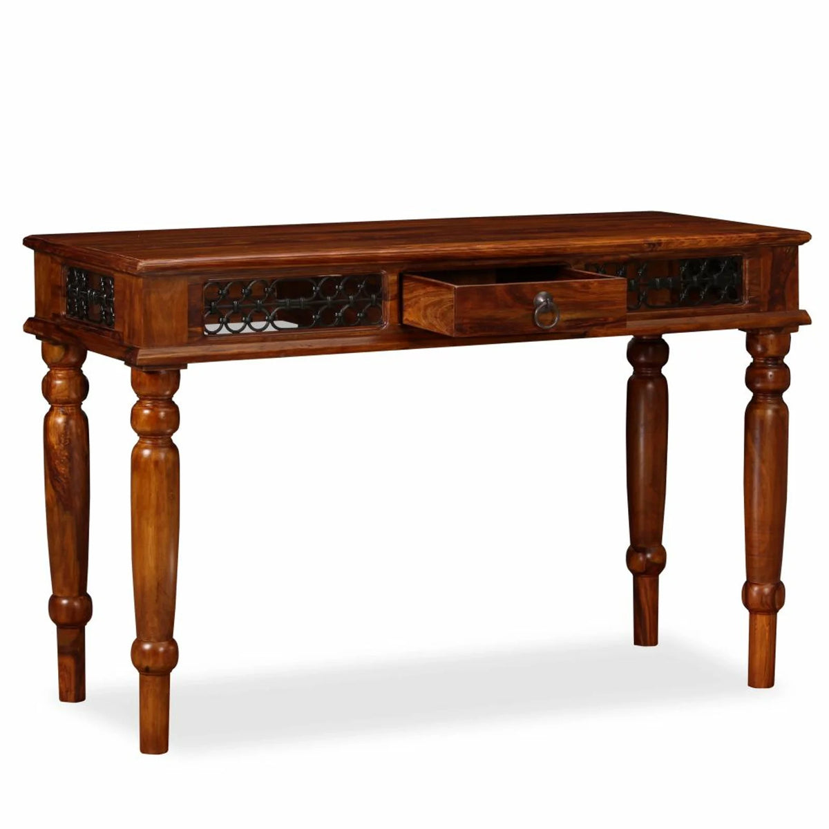 Sheesham Wood Writing Desk with Storage Drawer X766350