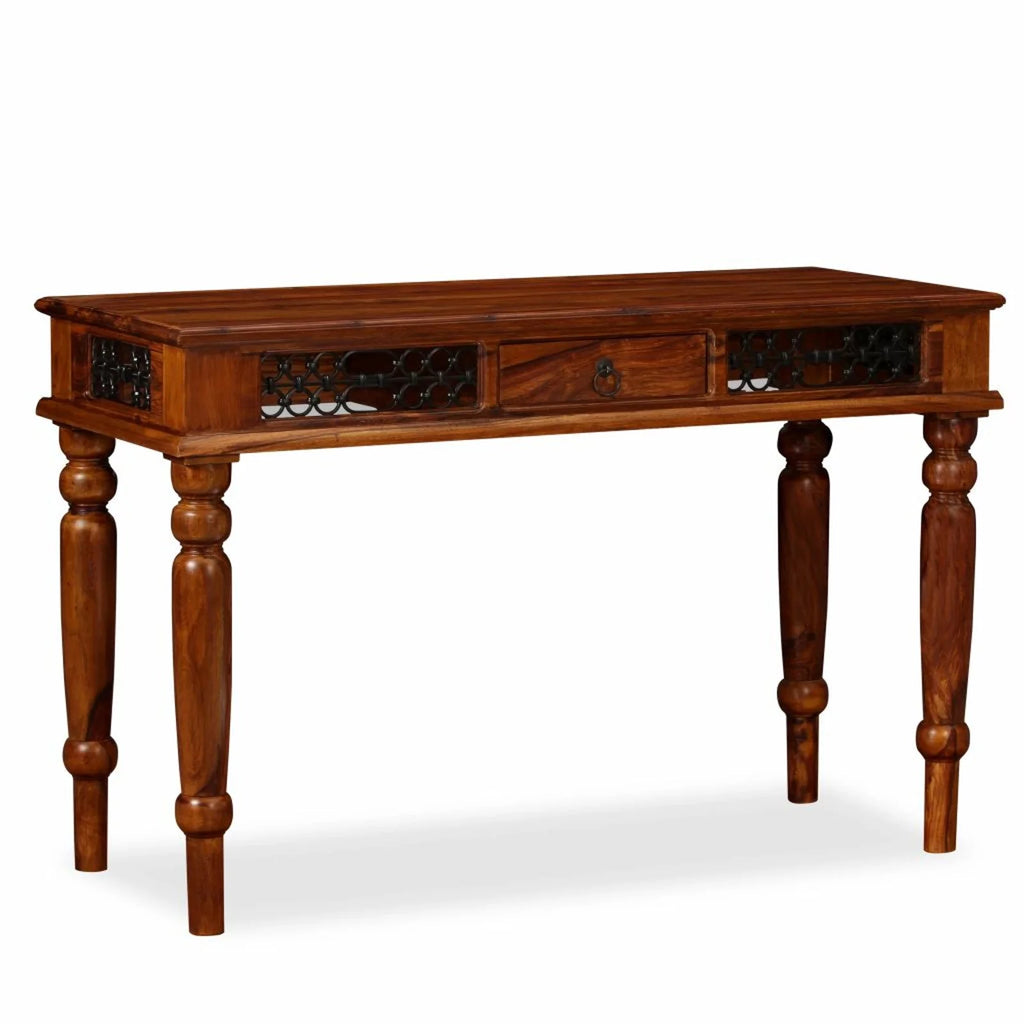 Sheesham Wood Writing Desk with Storage Drawer X766350