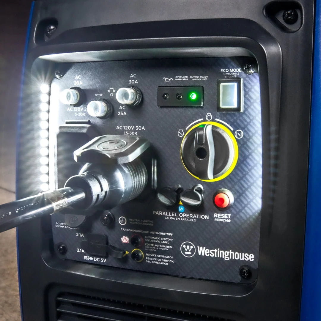 Gas Powered Portable Inverter Generator with CO Sensor E87906