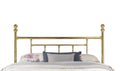 Queen Metal Headboard in Brass G544