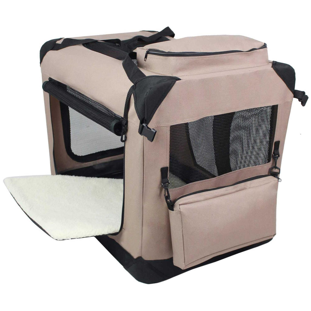 3-Door Folding Soft Dog Crate O87492