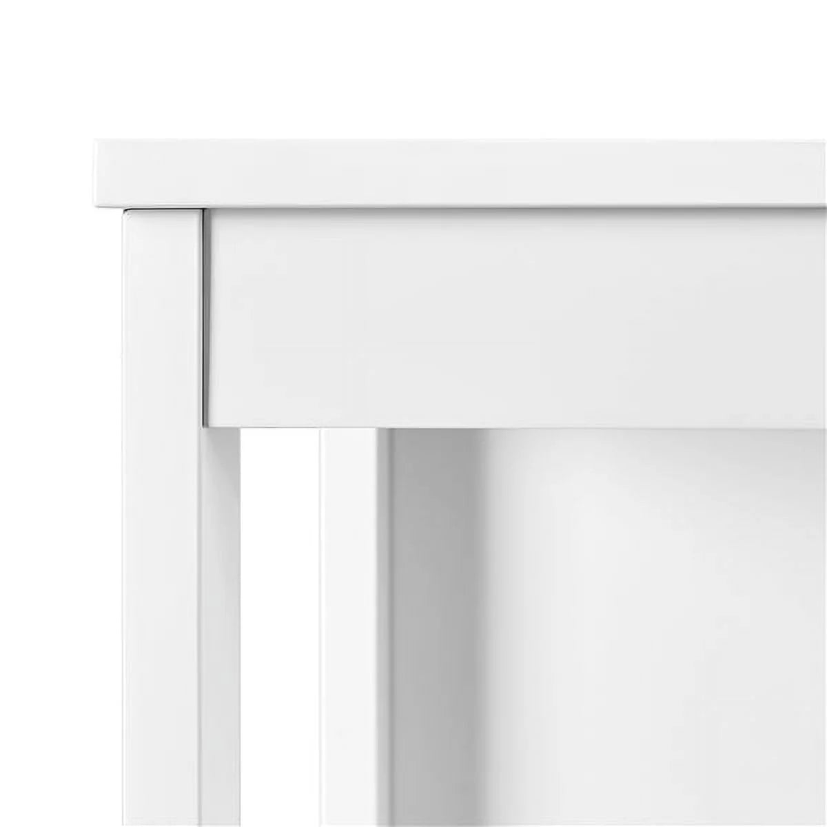 White MDF Wooden Bathroom Floor Cabinet with Drawers R2117