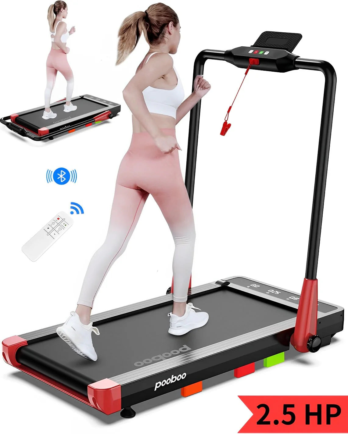 2 in 1 Folding Treadmill Walking Pad R39761
