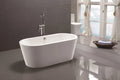 67 in. Acrylic Freestanding Bathtub in White T219