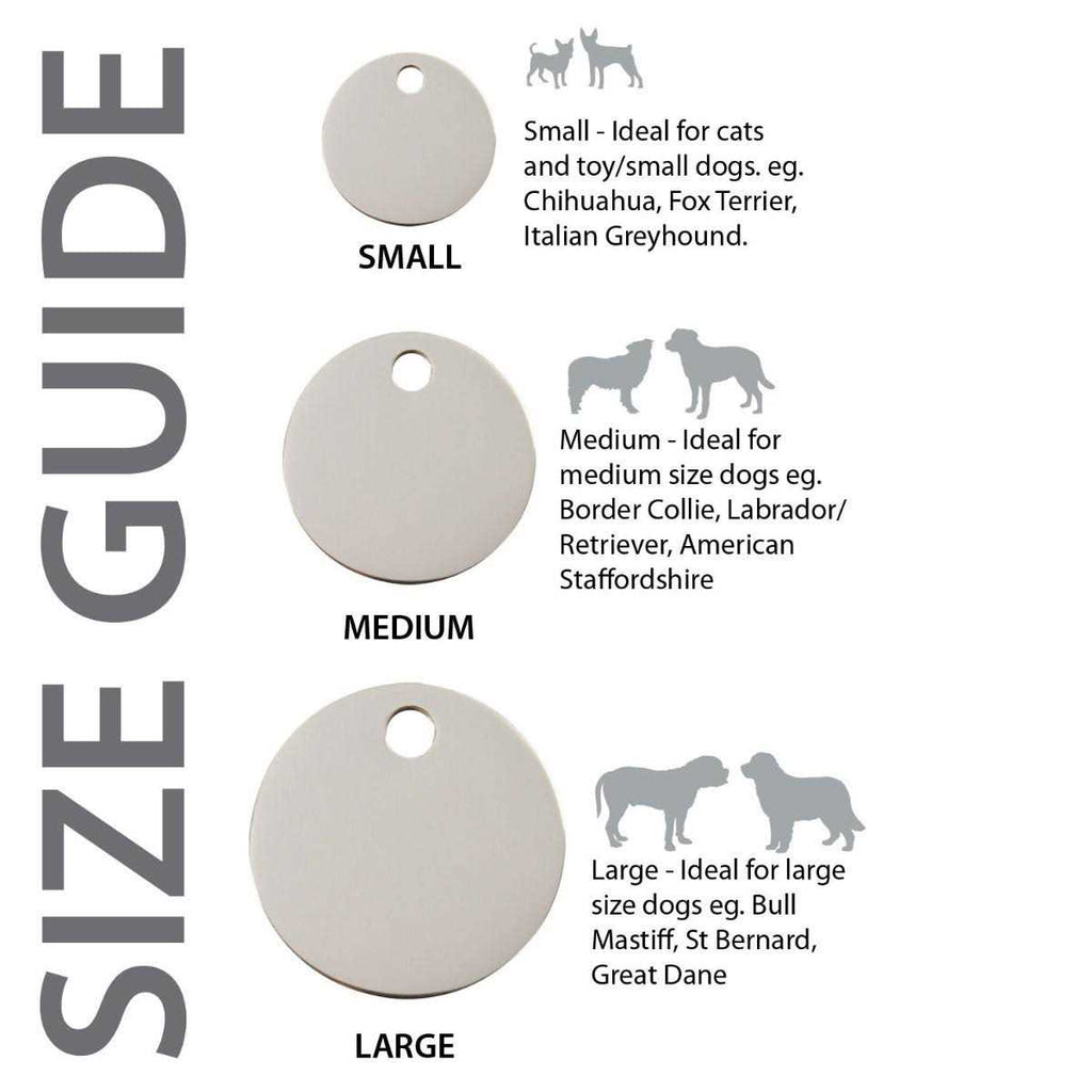 Circle Pet ID Dog Tag I214577