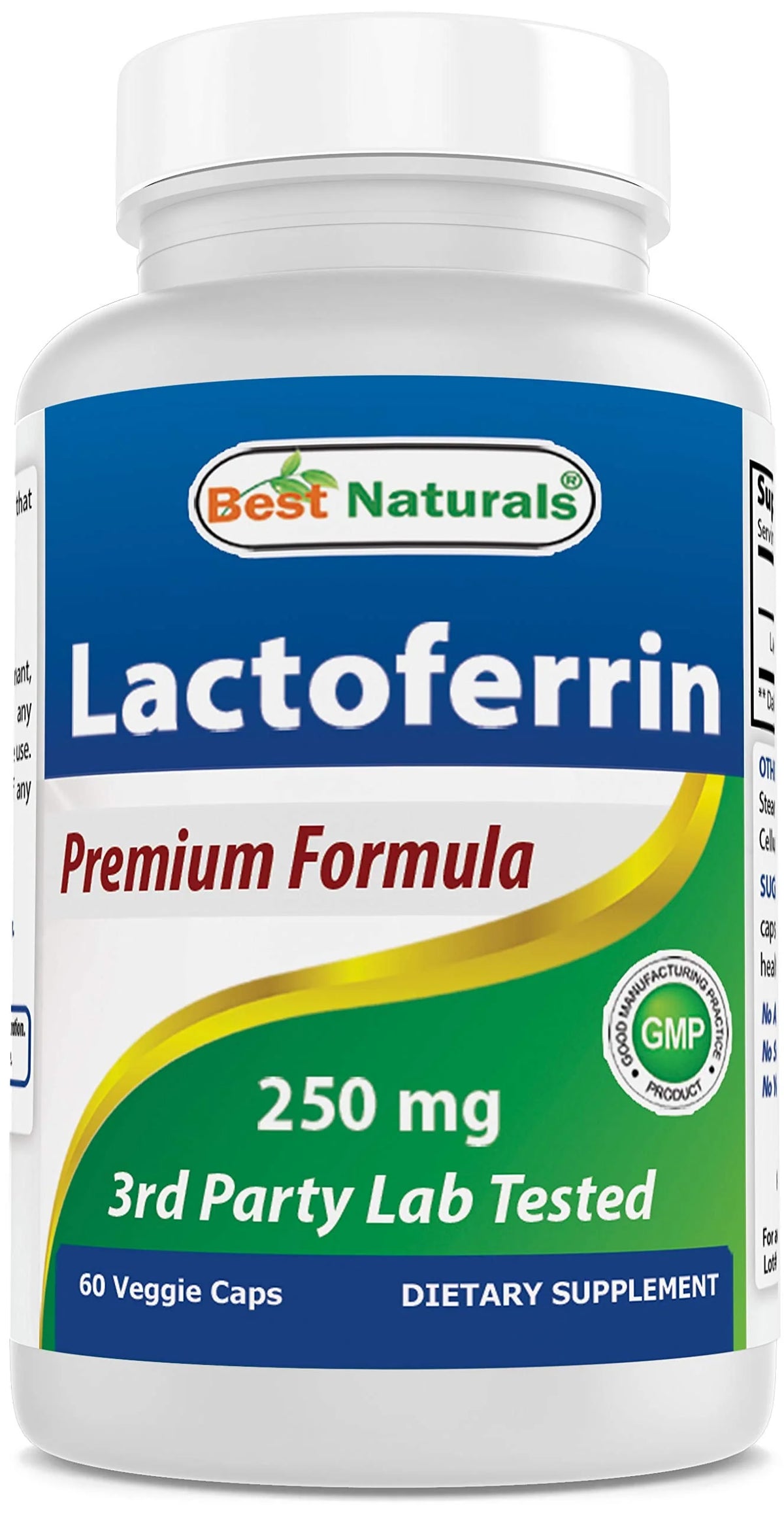 Lactoferrin 250 mg Veggie Capsule 60 Count R109