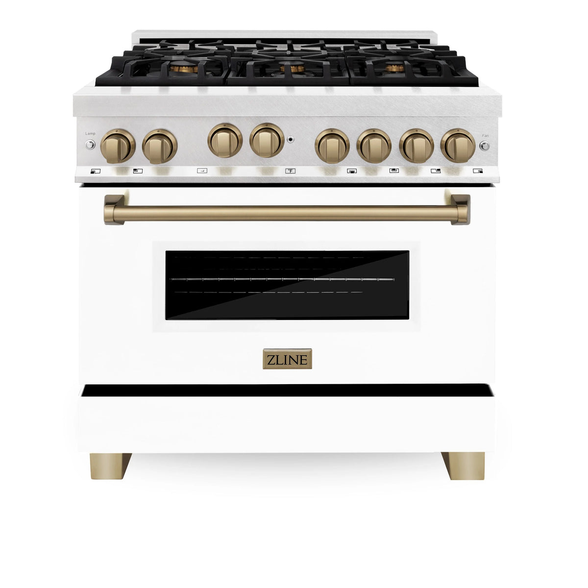 36 in. Gas Range with White Matte Door Q22868