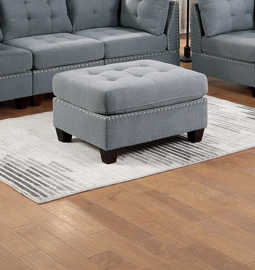 Gray Fabric 6pcs Modular Sofa Set L7518