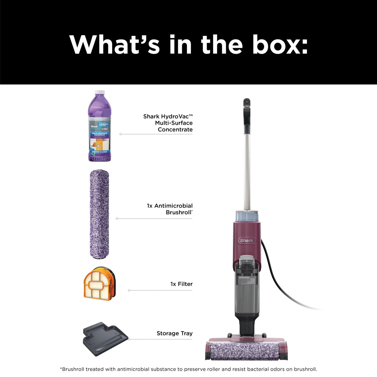 Corded Vacuum Mop Self-Cleaning System Y2049