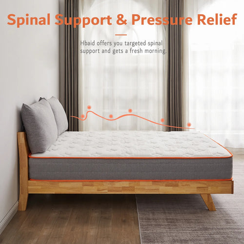10 Inch Gel Memory Foam Innerspring Hybrid Twin Mattress U675326