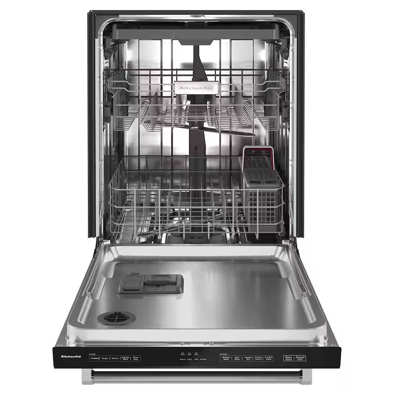Black Built-In Dishwasher with Stainless Steel Tub T978