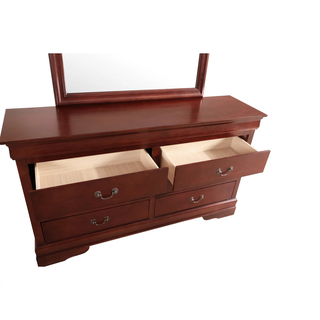 Cherry 6 Drawer Dresser L77636