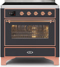 36 Induction Range with Electric Oven in Matte Graphite W523169