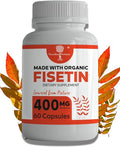 Organic Fisetin Supplement Capsules 400mg J550