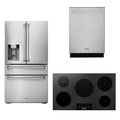 36 Induction Cooktop, Refrigerator with Water and Ice Dispenser, Dishwasher M13880
