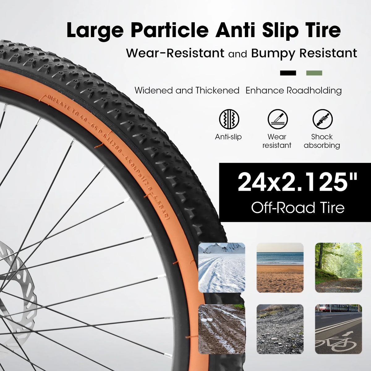 21-Speed Carbon Steel Mountain Bike 24 Inch Wheels G92473