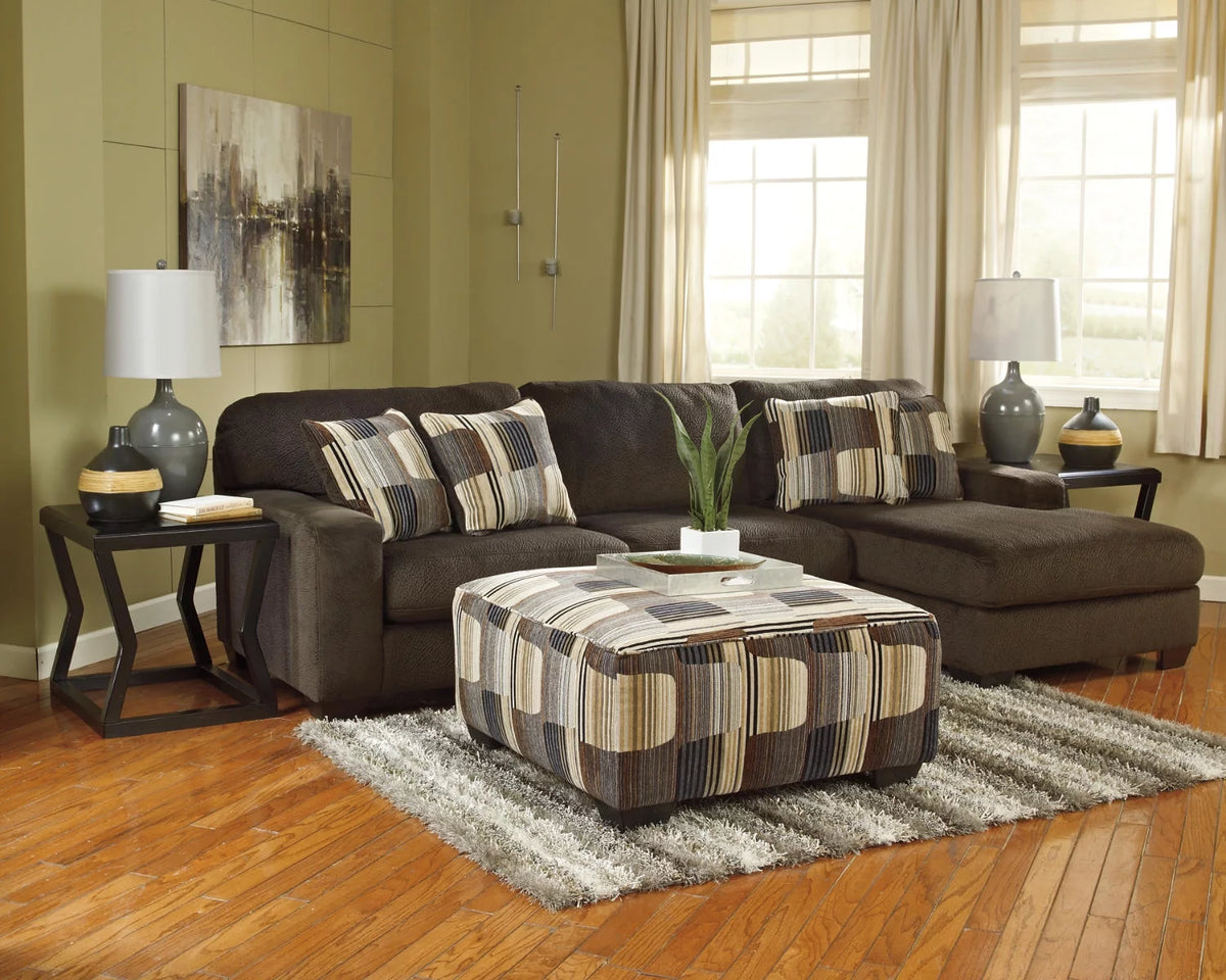 Contemporary Espresso End Table J35665