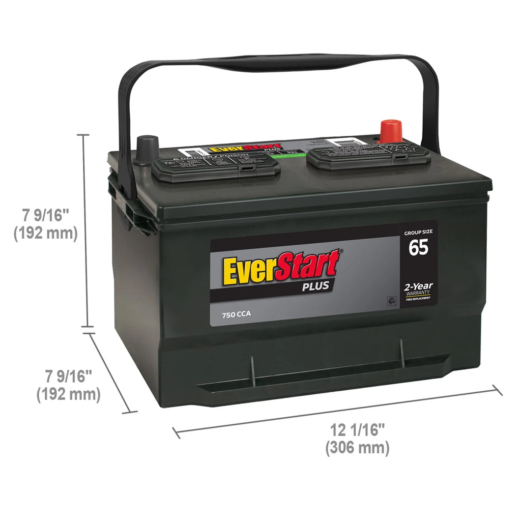 Lead Acid Automotive Battery Group Size 65 12 Volt 750 CCA I4248