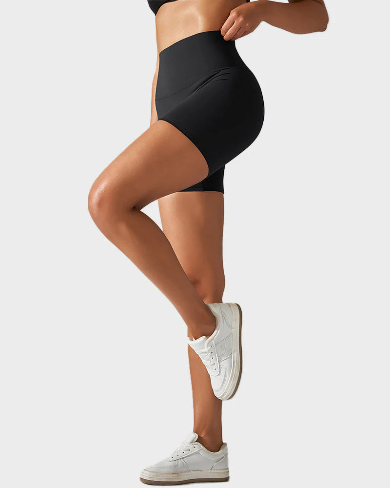 High-Waist Mesh Boyshorts R11418