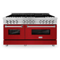 60 In. Dual Fuel Range with Red Matte Door L1787