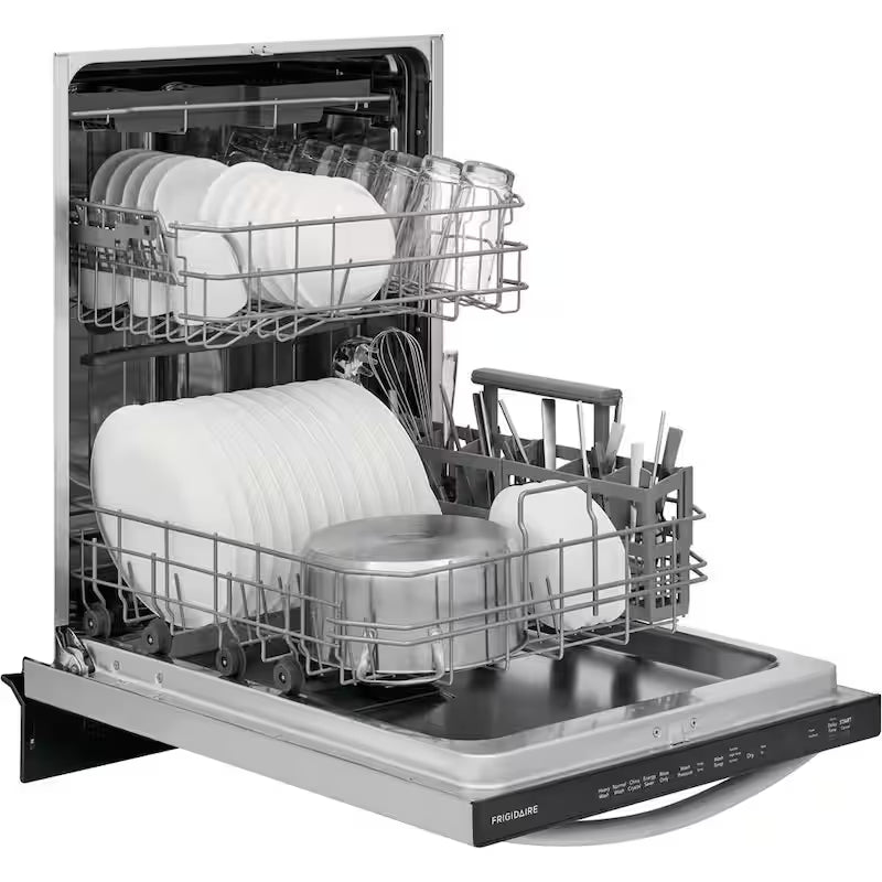 24 In. Built-In Tall Tub Dishwasher in Stainless Steel with 5-Cycles, 49 dBA D781