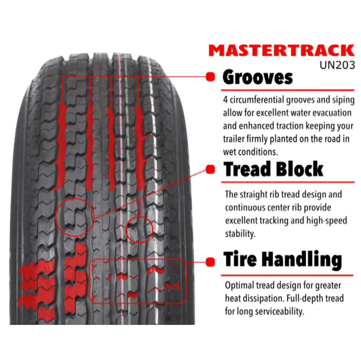 ST235/85R16 12 Ply Radial Trailer Tire M616363