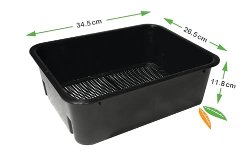 Worm Composting Bin, 4 Trays, Black K160215
