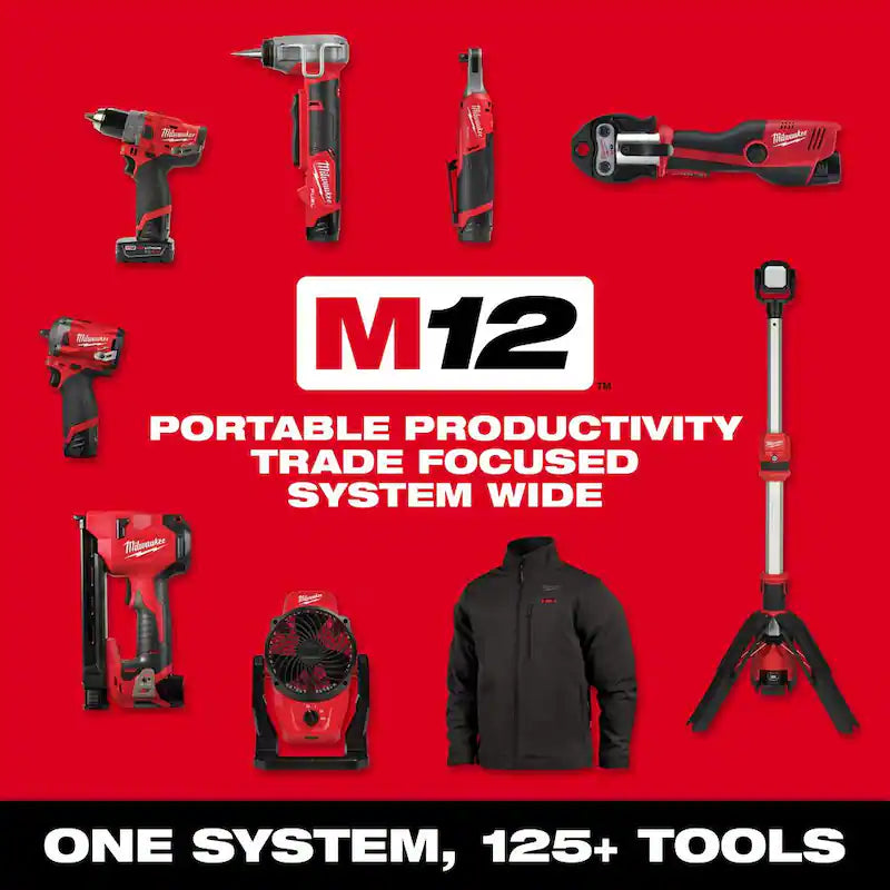 12V Cordless Drill Driver Impact Driver Combo Kit with Rotary Tool R8673